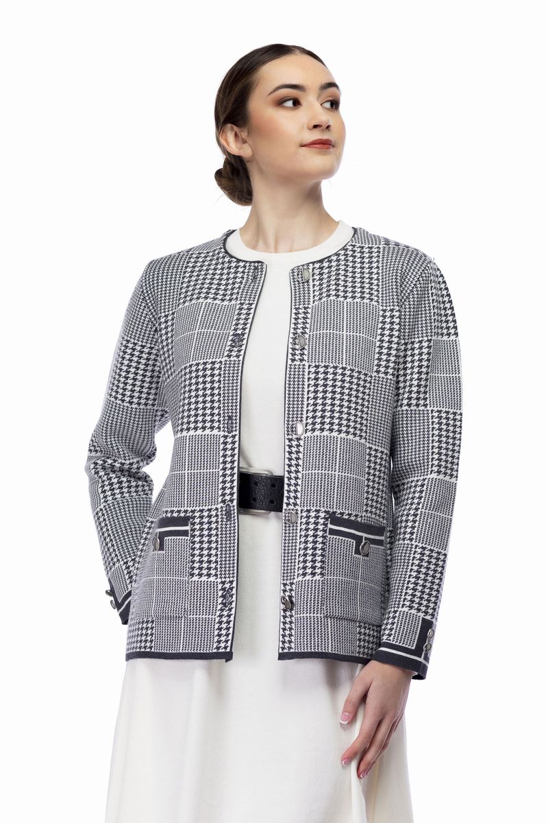 8754-CH Chaqueta blazer pata gallo