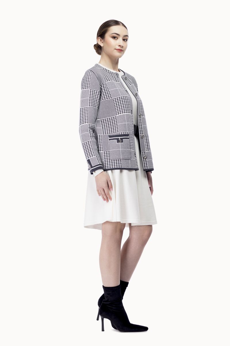 8754-CH Chaqueta blazer pata gallo - Imagen 2