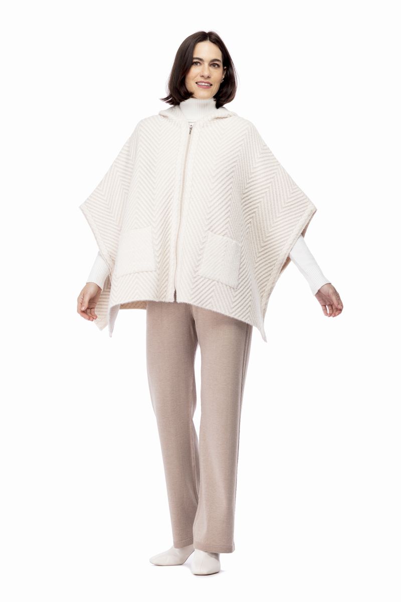 8755-PON Poncho peluche espiga - Imagen 2
